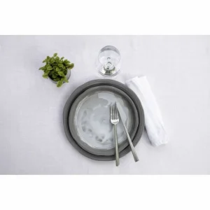 Coupon 😍 Assiette en Céramique Blanc Arctique 23,5 cm No.W Revol ⌛ 12