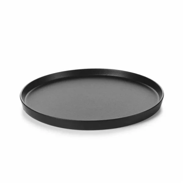 Budget ❤️ Assiette Plate Porcelaine Noire 22 cm Adélie Revol ⌛ marque pas cher 1