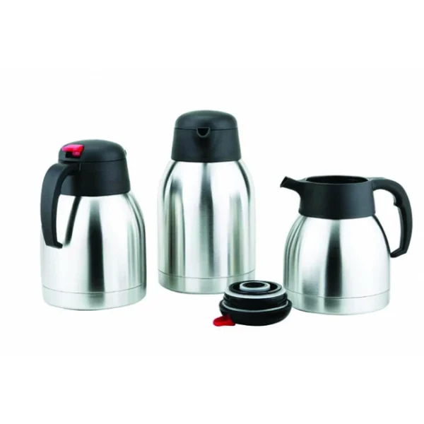 Vente flash 👍 Pichet Isotherme Inox Bouton Poussoir 1,2 L 💯 3