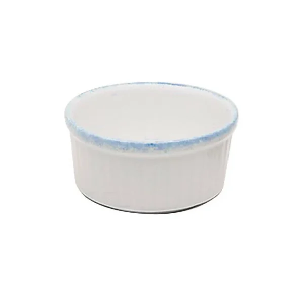 Coupon 😀 Ramequin 8,5 cm Porcelaine Blanche granitée ⭐ 1