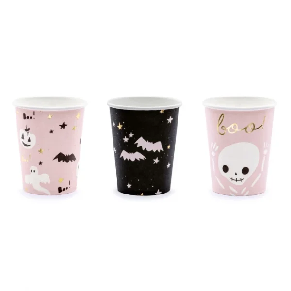 Offres 🤩 Set de 6 Gobelets 🦇 Halloween en Papier PartyDéco 👏 1