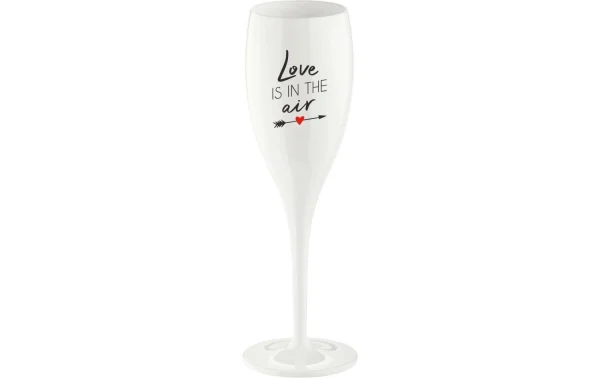 Koziol Verre à Champagne Superglas Love Is In The Air 100 Ml, 1 Pièce/s, Blanc – Verres à Champagne site officiel 1