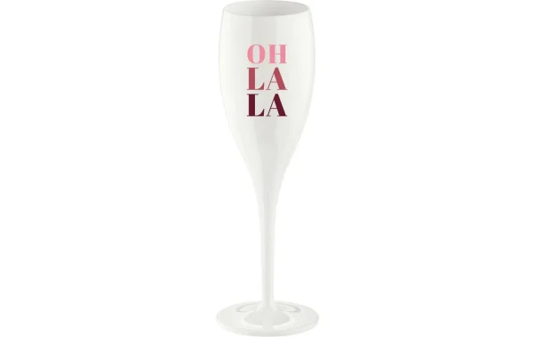 Koziol Verre à Champagne Superglas Oh La La 100 Ml, 1 Pièce/s, Blanc – Verres à Champagne grande marque pas cher 1