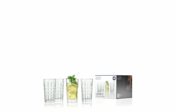 commentaire favorable Leonardo Verre à Long Drink Spiritii 260 Ml, 4 Pièce/s, Transparent – Verres à Cocktail 4