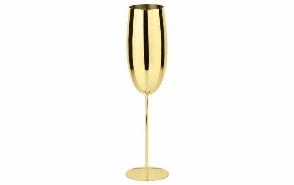 remise en ligne Paderno Verre à Champagne 270 Ml, 1 Pièce/s, Doré – Verres à Champagne 1