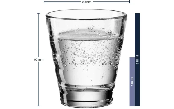 achat pas cher Leonardo Verre Onda 12 Pièces – Verres à Boire 4