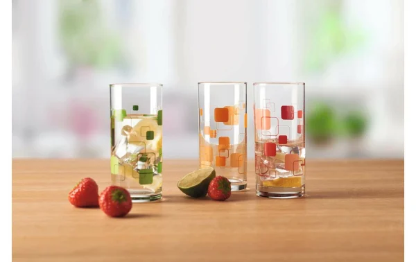 Montana Verre Dice 280 Ml, 3 Pièce/s, Transparent – Verres à Boire pas cher 3