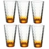 Leonardo Verre Optic 300 Ml, 6 Pièce/s, Orange – Verres à Boire marque pas cher en ligne 5