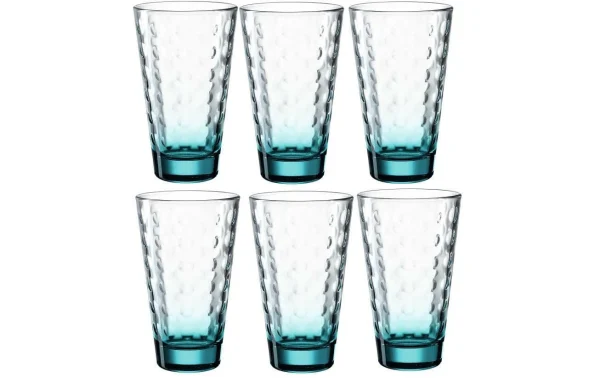 Leonardo Verre Optic 300 Ml, 6 Pièce/s, Turquoise – Verres à Boire De super promotions disponibles 1