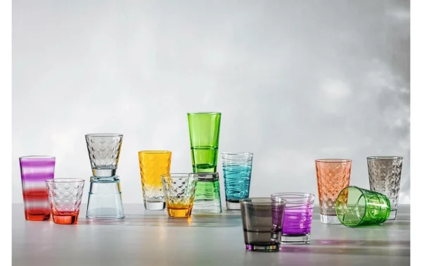 remise en ligne Leonardo Verre Optic Pastell 215 Ml, 6 Pièce/s, Multicolore – Verres à Boire 4