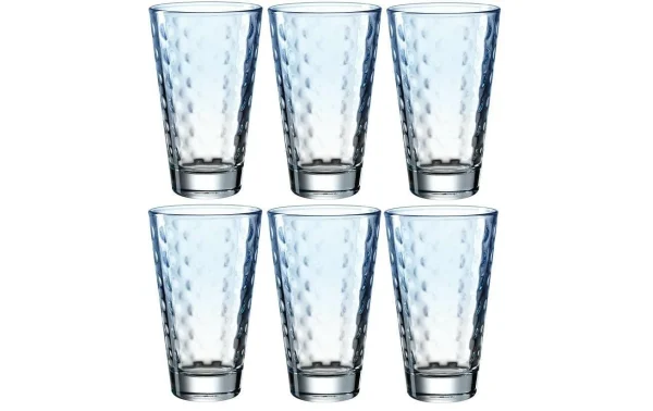 belle Leonardo Verre Optic Pastell 300 Ml, 6 Pièce/s, Bleu – Verres à Boire 1