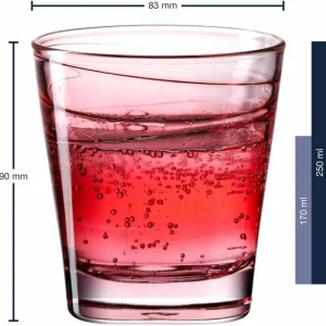 Leonardo Verre Vario Struttura 250 Ml, 6 Pièce/s, Rouge – Verres à Boire REMISE 9