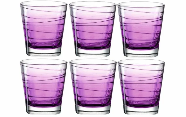 Leonardo Verre Vario Struttura 250 Ml, 6 Pièce/s, Violet – Verres à Boire pas cher en ligne 1