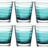 magasin pas cher Leonardo Verre Vario Struttura 250 Ml, 6 Pièce/s, Bleu Clair – Verres à Boire 11