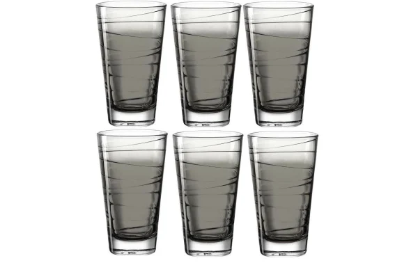 soldes en ligne Leonardo Verre Vario Struttura 280 Ml, 6 Pièce/s, Gris – Verres à Boire 1