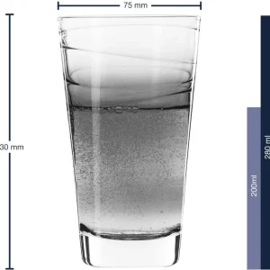 soldes en ligne Leonardo Verre Vario Struttura 280 Ml, 6 Pièce/s, Gris – Verres à Boire 9