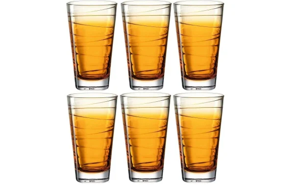 acheter Leonardo Verre Vario Struttura 280 Ml, 6 Pièce/s, Orange – Verres à Boire 1