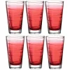 Retour Gratuit Leonardo Verre Vario Struttura 280 Ml, 6 Pièce/s, Rouge – Verres à Boire 13