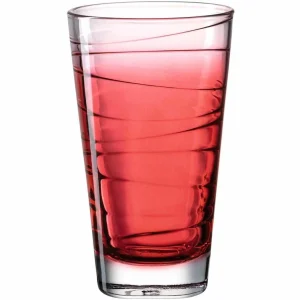 Retour Gratuit Leonardo Verre Vario Struttura 280 Ml, 6 Pièce/s, Rouge – Verres à Boire 7