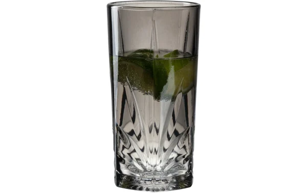 Leonardo Verre à Long Drink Capri 390 Ml, 4 Pièce/s, Gris – Verres à Cocktail Distributeur Officiel 4