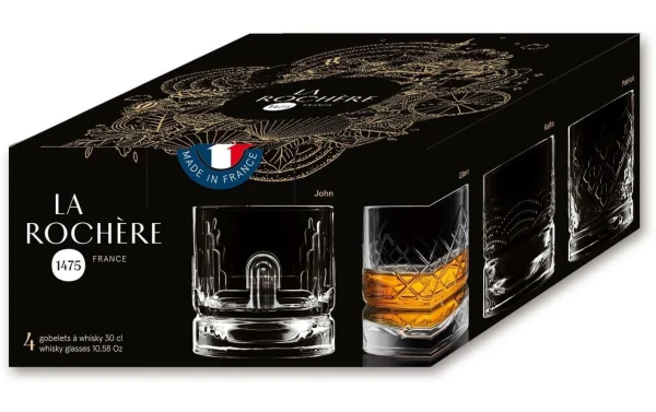 La Rochère Verre à Whisky Dandy 300 Ml, 4 Pièce/s, Transparent – Verres à Whisky marque pas cher 3