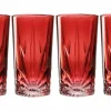 Leonardo Verre à Long Drink Capri 530 Ml, 4 Pièce/s, Rouge – Verres à Cocktail soldes magasin 11