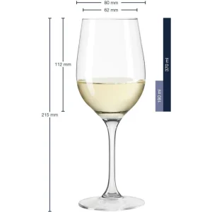 design à la mode Leonardo Verre à Vin Blanc Ciao+ 370 Ml, 6 Pièce/s, Transparent – Verres à Vin 9