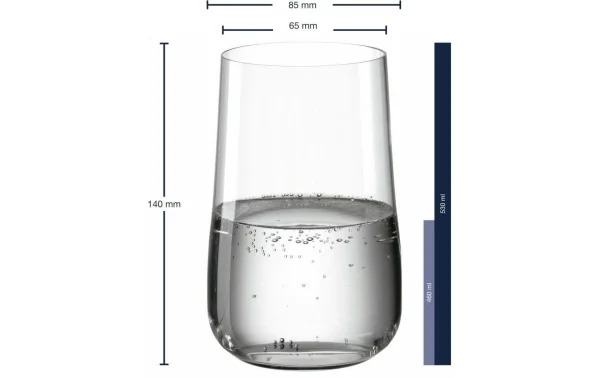 Leonardo Verre à Long Drink Brunelli 530 Ml, 6 Pièce/s, Transparent – Verres à Cocktail grossiste 4