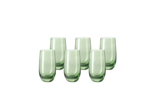 Leonardo Verre Sora 390 Ml, 6 Pièce/s, Vert – Verres à Boire beauté 1