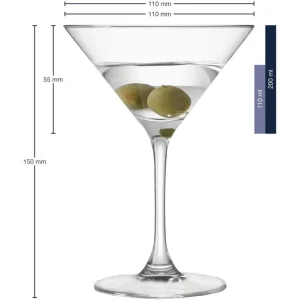 Leonardo Verre à Cocktail Ciao 200 Ml, 6 Pièce/s, Transparent – Verres à Cocktail qualité supérieure 9