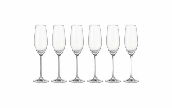 qualité supérieure Leonardo Verre à Champagne Barcelona 200 Ml, 6 Pièce/s, Transparent – Verres à Champagne 1