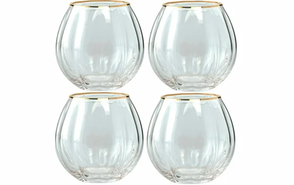 Lene Bjerre Verre Claudine 490 Ml, 4 Pièce/s, Transparent – Verres à Boire solde en ligne 1