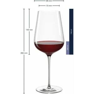 excellente qualité Leonardo Verre à Vin Rouge Brunelli 740 Ml, 6 Pièce/s, Transparent – Verres à Vin 9