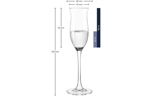 Leonardo Verre à Grappa Cheers 90 Ml, 6 Pièce/s, Transparent – Verres à Schnaps Et à Liqueur commentaire favorable 4