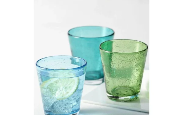 soldes pas cher Leonardo Verre Burano Azzurro 330 Ml, 6 Pièce/s, Bleu Clair – Verres à Boire 3