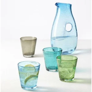 soldes pas cher Leonardo Verre Burano Azzurro 330 Ml, 6 Pièce/s, Bleu Clair – Verres à Boire 9