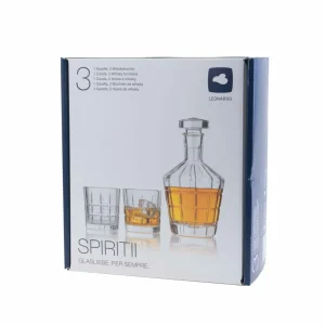 en france Leonardo Set à Whisky Spiritii 0.7 L 3 Parties, Transparent – Verres à Whisky 9