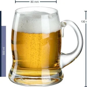 Leonardo Verre à Bière Brauhaus 500 Ml, 6 Pièce/s, Transparent – Verres à Bière dernières 9