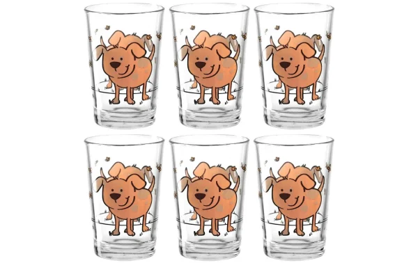 Montana Verre Pour Enfant Chien 210 Ml, 6 Pièce/s, Transparent – Verres à Boire le grand escompte 1