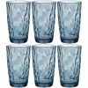 Bormioli Rocco Verre à Long Drink Diamond 470 Ml, 6 Pièce/s, Bleu – Verres à Cocktail magasin pour 10