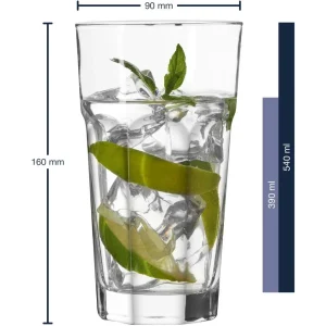 Leonardo Verre à Long Drink XL, Rock 540 Ml, 4 Pièce/s, Transparent – Verres à Cocktail ultratendance 6