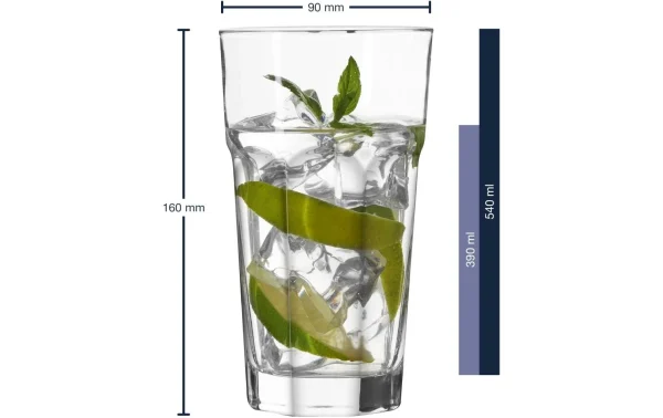 Leonardo Verre à Long Drink XL, Rock 540 Ml, 4 Pièce/s, Transparent – Verres à Cocktail ultratendance 3