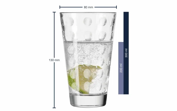 Couleurs variées Leonardo Verre Optic 300 Ml, 6 Pièce/s, Transparent – Verres à Boire 4