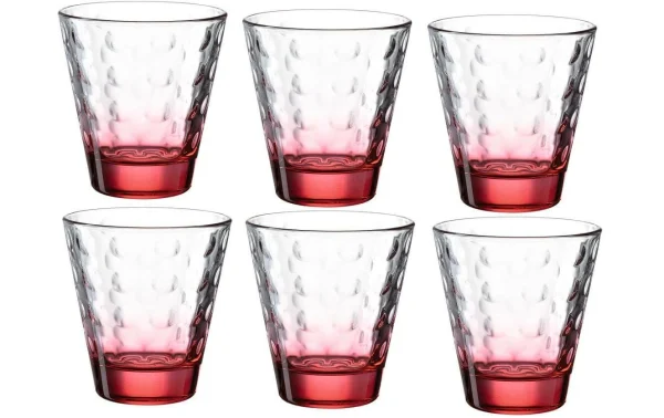 Leonardo Verre Optic 215 Ml, 6 Pièce/s, Rouge – Verres à Boire marque pas cher en ligne 1