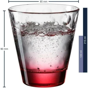 Leonardo Verre Optic 215 Ml, 6 Pièce/s, Rouge – Verres à Boire marque pas cher en ligne 9