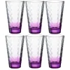 design à la mode Leonardo Verre Optic 300 Ml, 6 Pièce/s, Violet – Verres à Boire 13