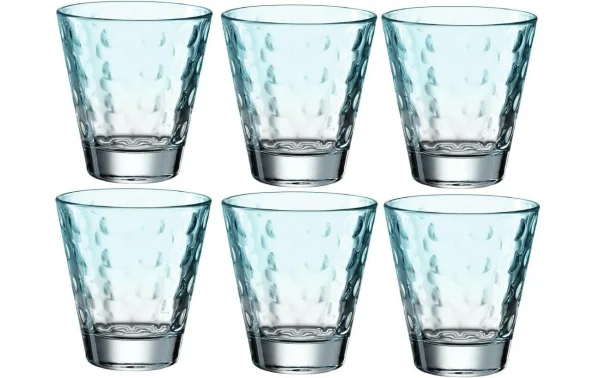 Leonardo Verre Optic Pastell 215 Ml, 6 Pièce/s, Menthe – Verres à Boire l'unique style 1