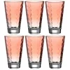 Leonardo Verre Optic Pastell 300 Ml, 6 Pièce/s, Rouge – Verres à Boire qualité d’originales 13