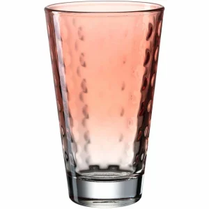 Leonardo Verre Optic Pastell 300 Ml, 6 Pièce/s, Rouge – Verres à Boire qualité d’originales 7