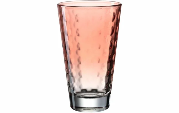 Leonardo Verre Optic Pastell 300 Ml, 6 Pièce/s, Rouge – Verres à Boire qualité d’originales 3